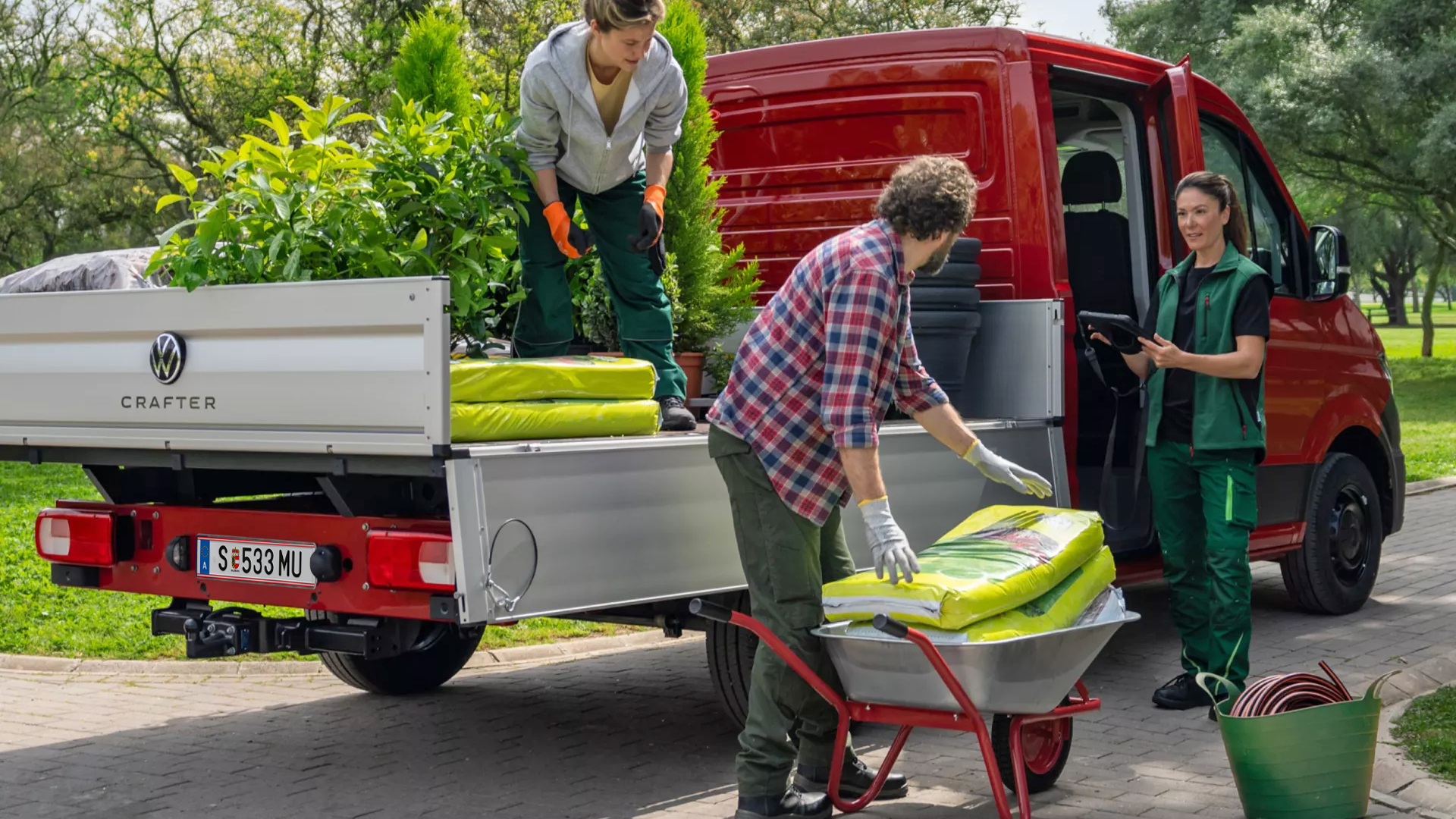 Crafter Pritschenwagen Ladefläche.