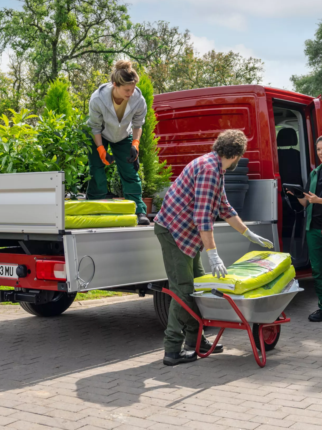 Crafter Pritschenwagen Ladefläche.